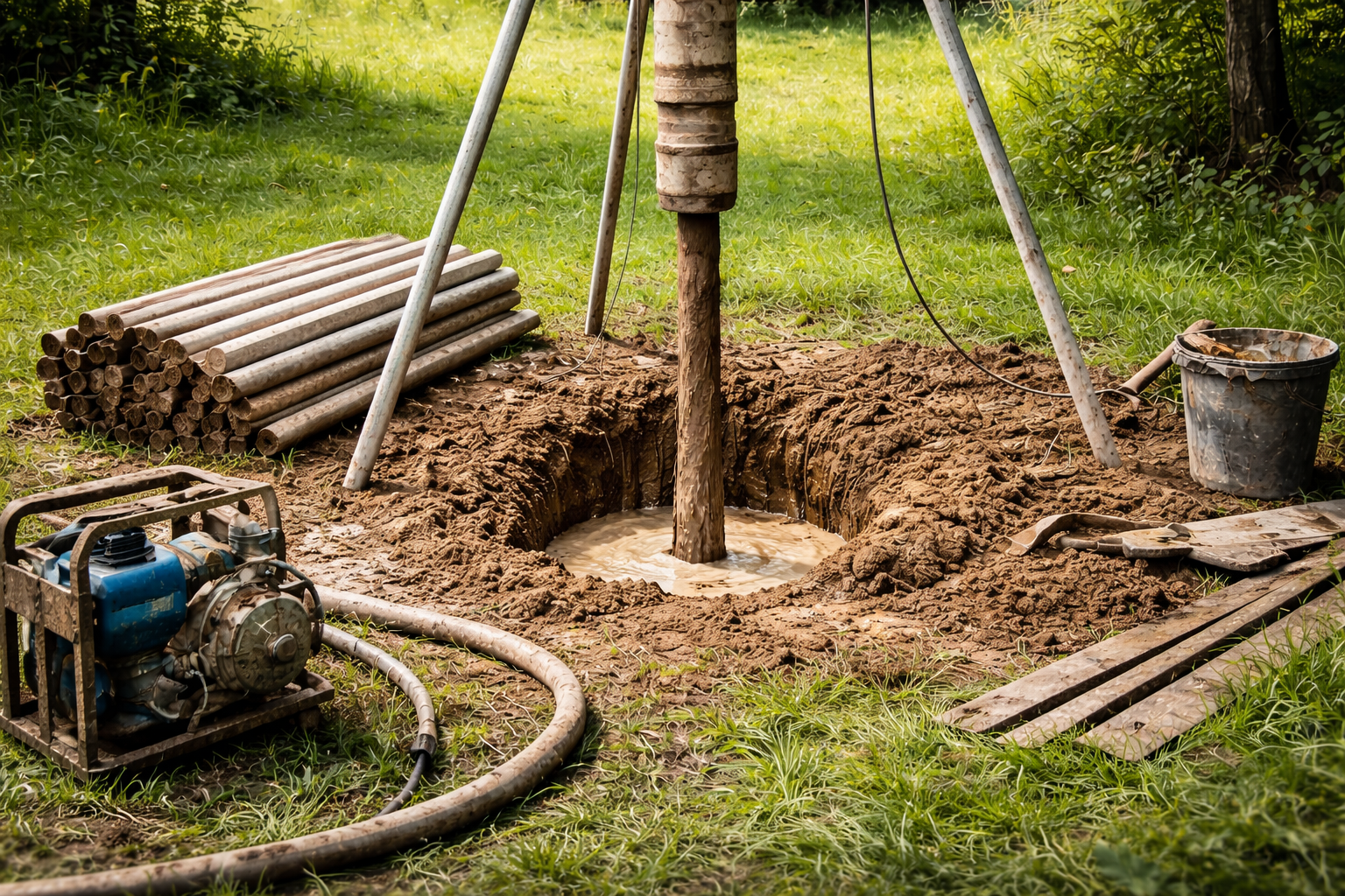 Wasser im sauberen Becken
